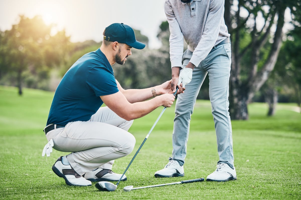 Professionelles Golftraining mit Analyse